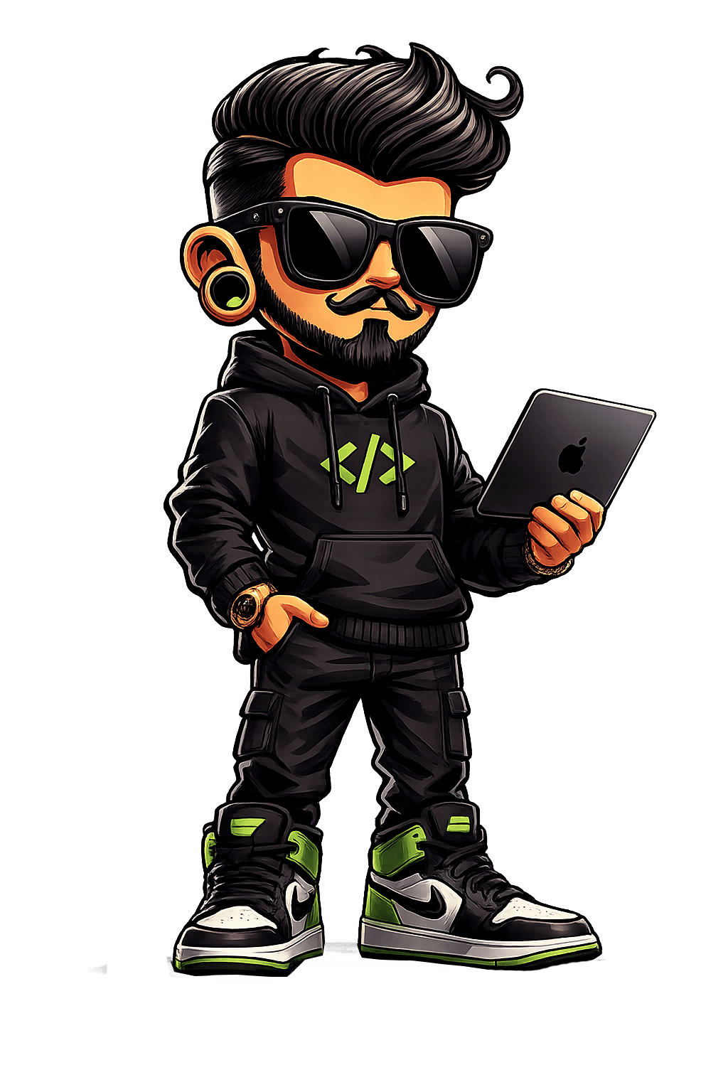 Branco Oliveira — Senior Full Stack Developer & SaaS Architect Mascot