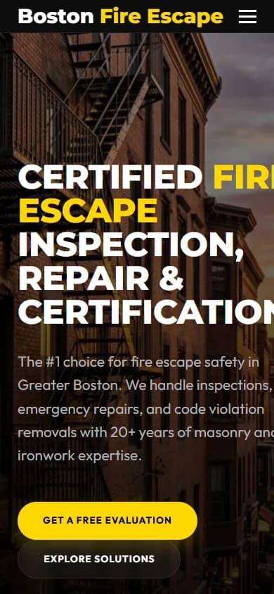 Boston Fire Escape — mobile