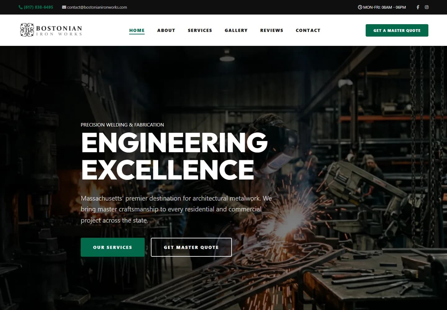 Bostonian Iron Works — desktop