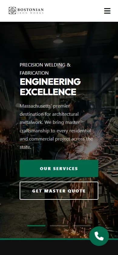 Bostonian Iron Works — mobile