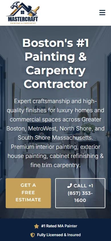 MasterCraft Painting & Carpentry — mobile