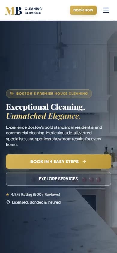 MB Cleaning Boston — mobile