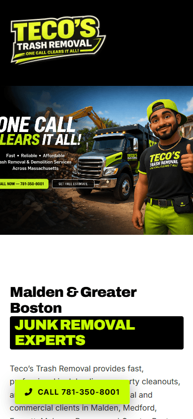 Teco's Trash Removal — mobile